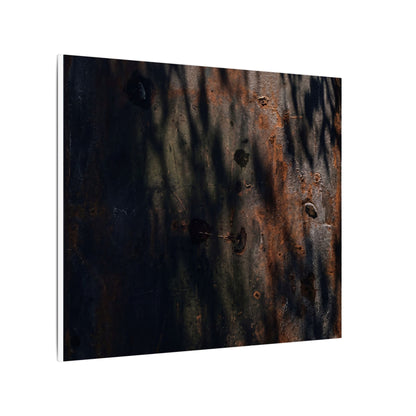 Rust Patina Shadow Zen Canvas Art | Luxurious Dark Japandi Art