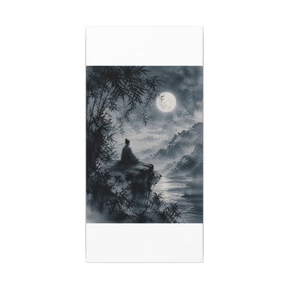 Ink Brushstroke Sumi E Canvas Art | Serene Zen Art