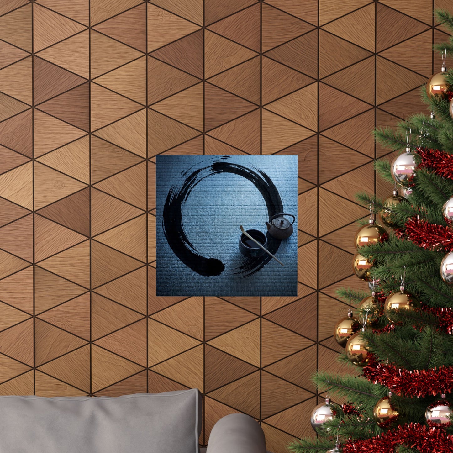 Peaceful Tea Ceremony Wall Art Print - Enso Zen