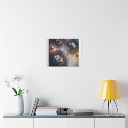 Candlelight Rock Garden Canvas Art - Japandi Ma