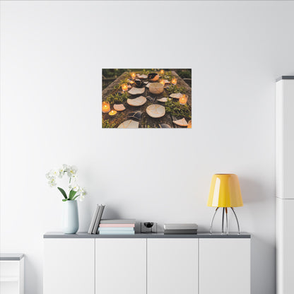 Broken Pottery Spring Canvas Art | Kintsugi Beautiful Design