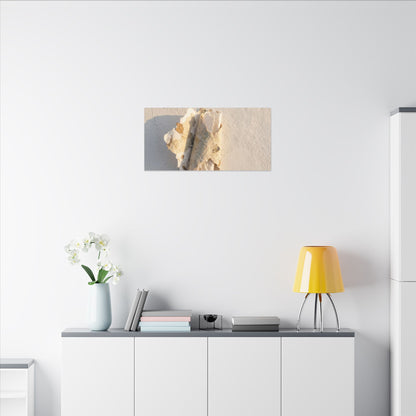 Paper Fold Canvas Art | Winter Japandi Texture Art