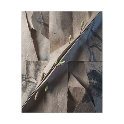 Paper Fold Canvas Art | Spring Japandi Japanese Pattern Art