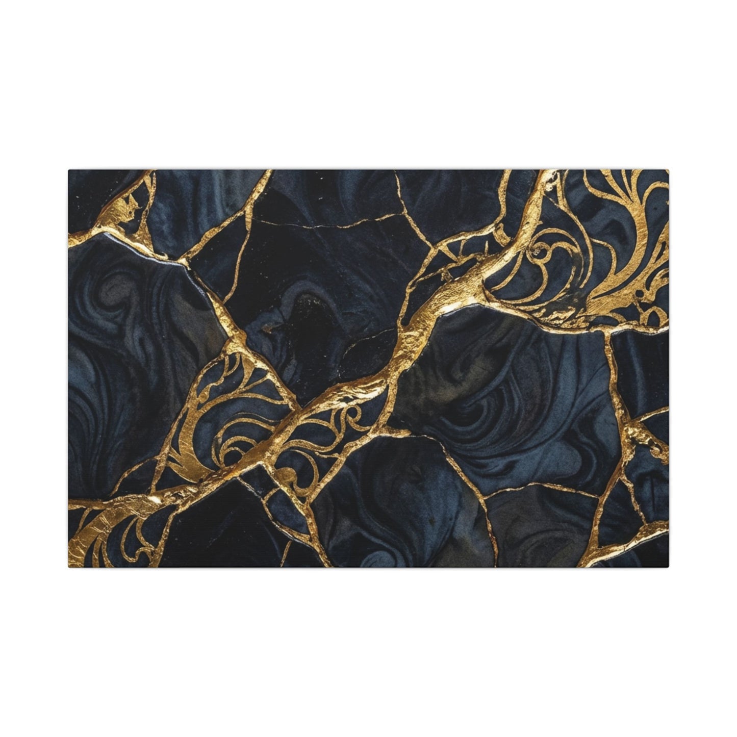 Kintsugi Gold Vein Canvas Art