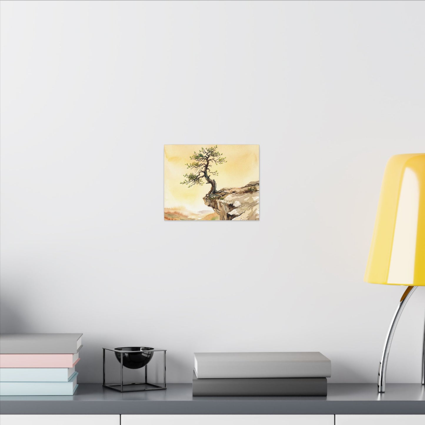 Golden Hour Pine Tree Canvas Art - Japandi Fukinsei