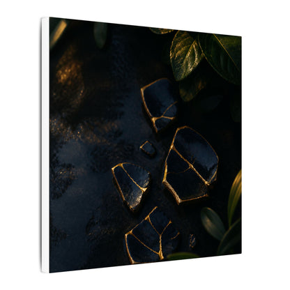 Summer Broken Pottery Moody Minimal Canvas Art | Atmospheric Decor