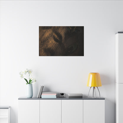 Candlelight Shadow Play Canvas Art - Dark Japandi Ma