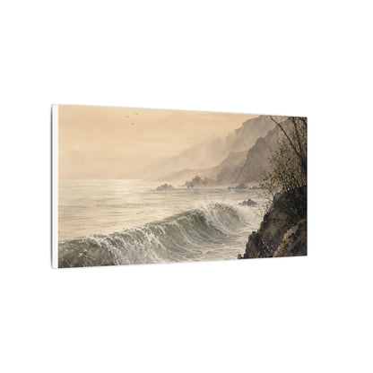 Ocean Wave Spring Canvas Art | Japandi Elegant Design
