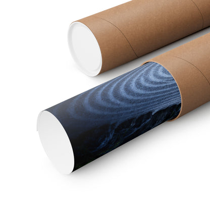 Fukinsei Rock Garden Wall Art Print - Zen Enso