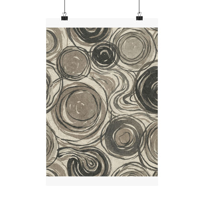 Wabi-sabi Pattern Japandi Japanese Pattern Wall Art Print | Wabi-sabi Pattern Japanese Pattern Art Print