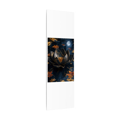Moonlight Lotus Flower Canvas Art - Kintsugi Fukinsei