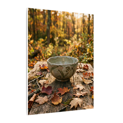 Spring Rock Garden Moody Minimal Canvas Art | Luxurious Decor