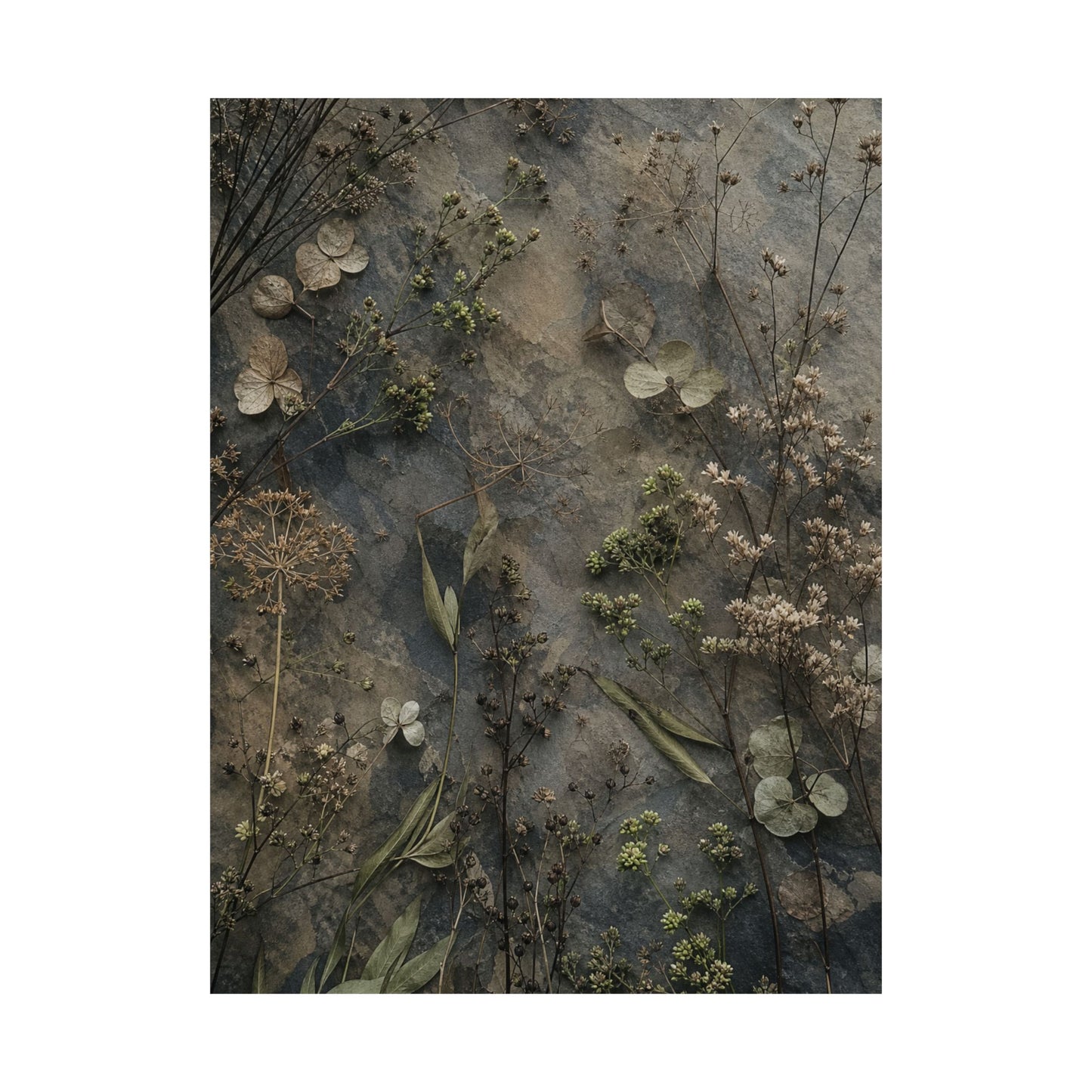 Dawn Dried Flowers Wall Art Print - Japandi Fukinsei