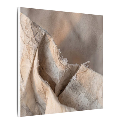 Japandi Paper Fold in Candlelight | Watercolor Canvas Art