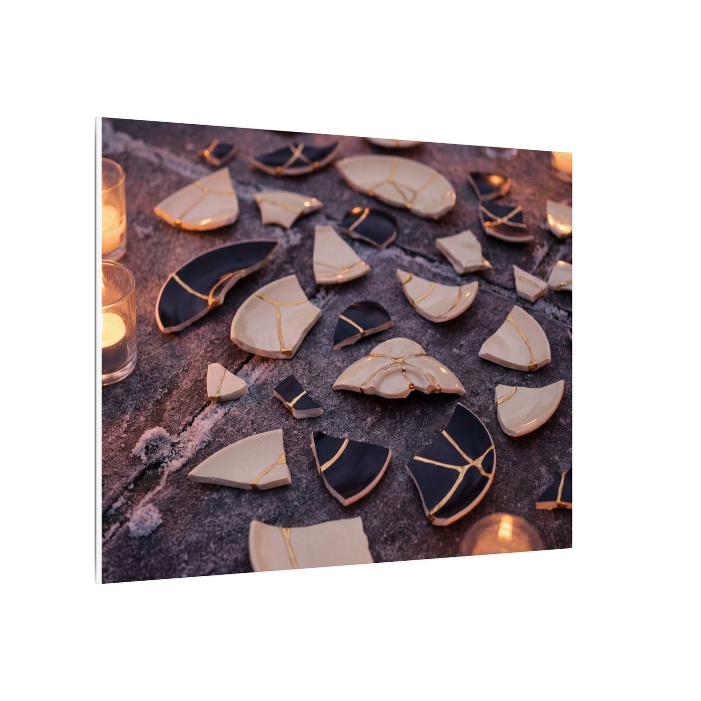 Winter Broken Pottery Broken Beauty Canvas Art | Beautiful Decor