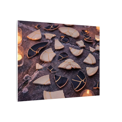 Winter Broken Pottery Broken Beauty Canvas Art | Beautiful Decor