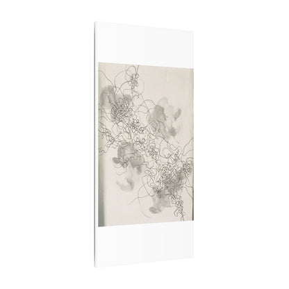 Summer Shadow Play Minimal Line Canvas Art | Earthy Decor