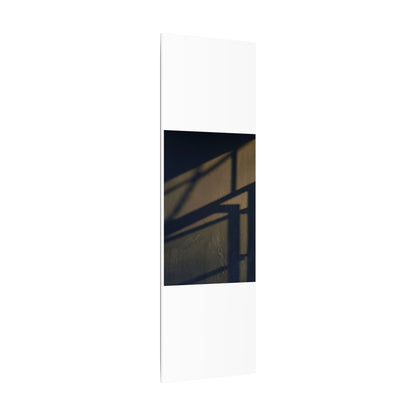 Sophisticated Shadow Play Canvas Art - Moody Minimal Dark Japandi