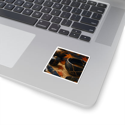 Candlelight Tea Ceremony Sticker - Kintsugi Seijaku
