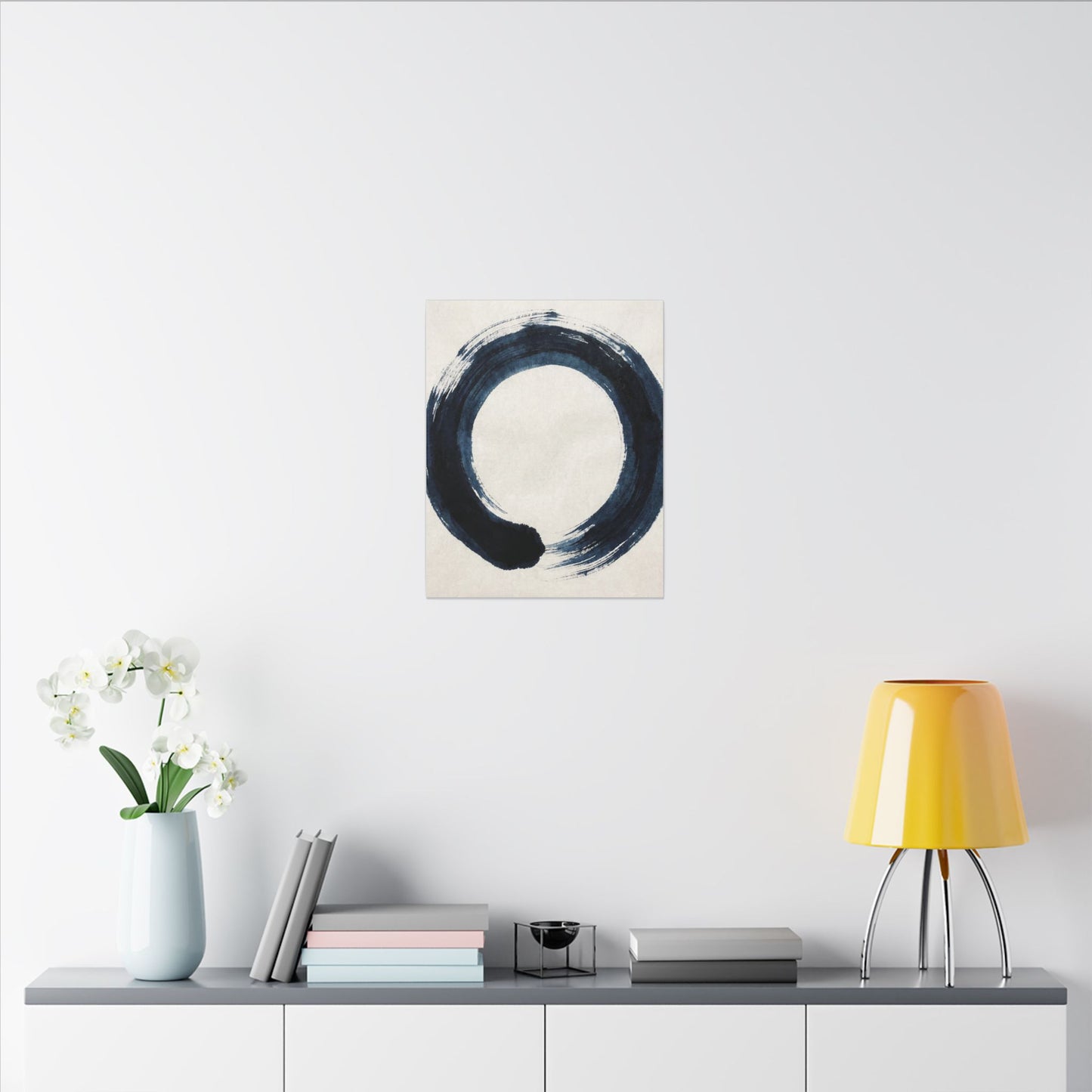 Balanced Meditation Zen Enso Canvas Art
