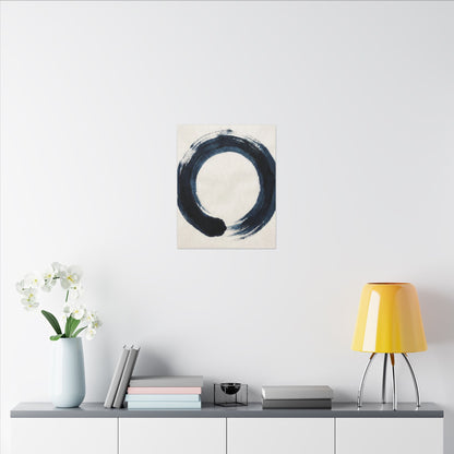 Balanced Meditation Zen Enso Canvas Art