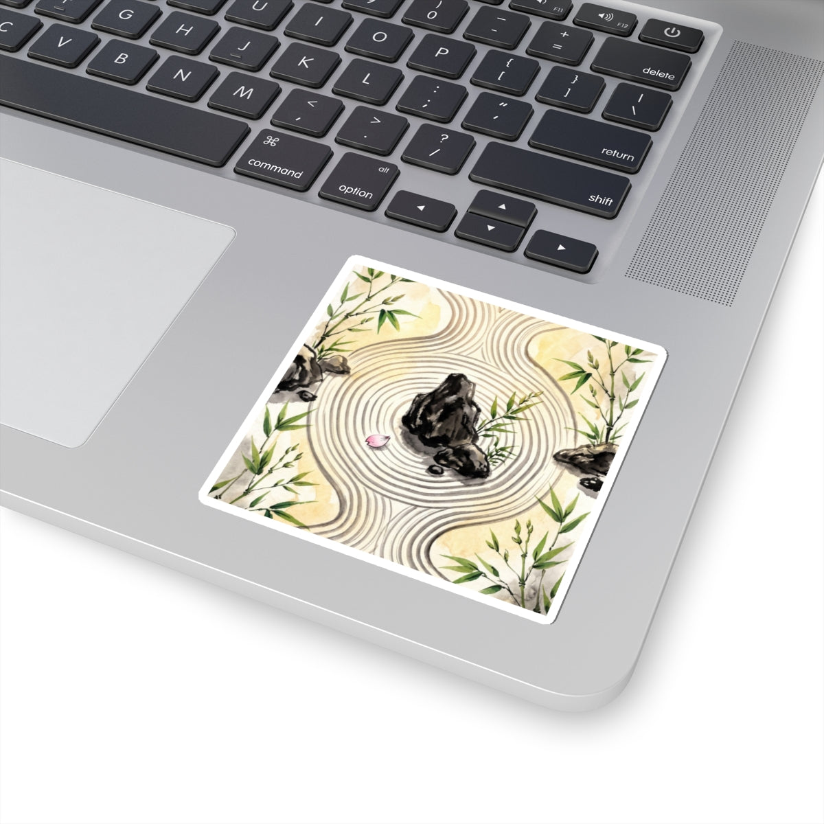 Rock Garden Spring Sticker | Zen Serene Design