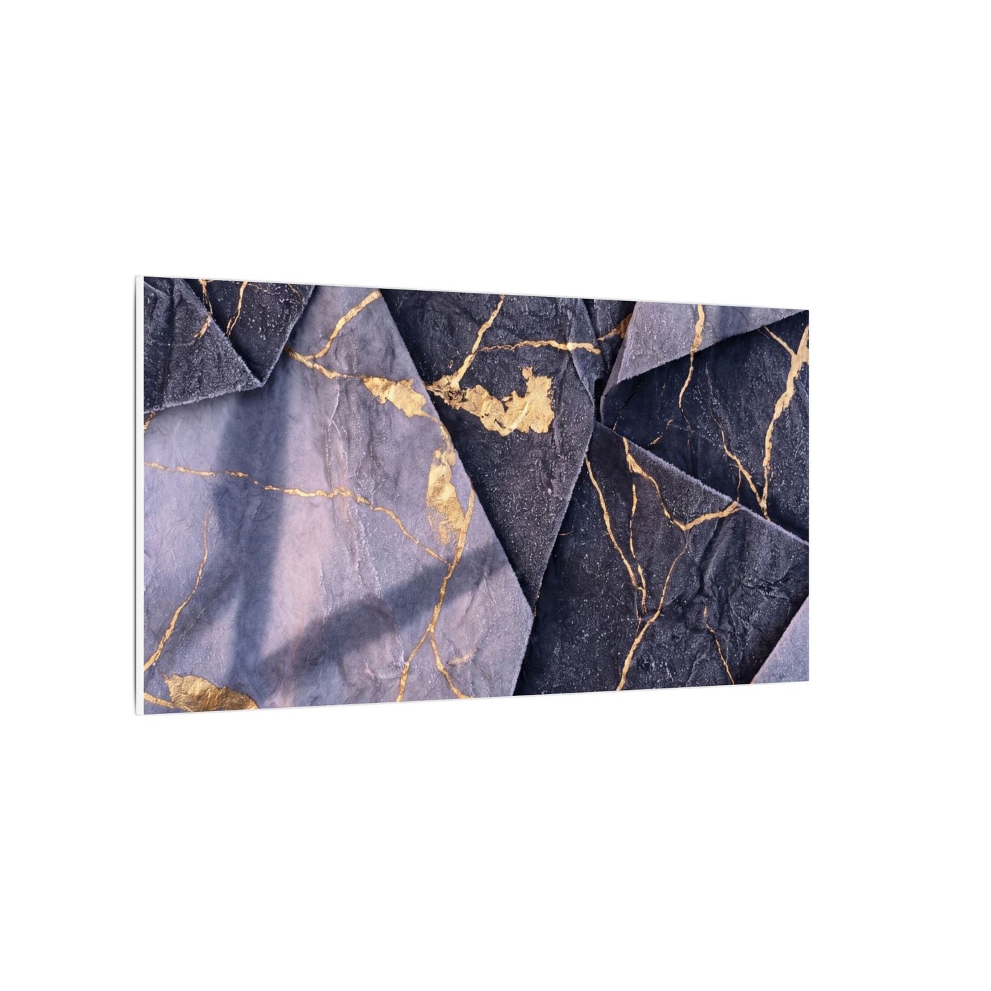 Seijaku Paper Fold Canvas Art - Kintsugi Gold Vein