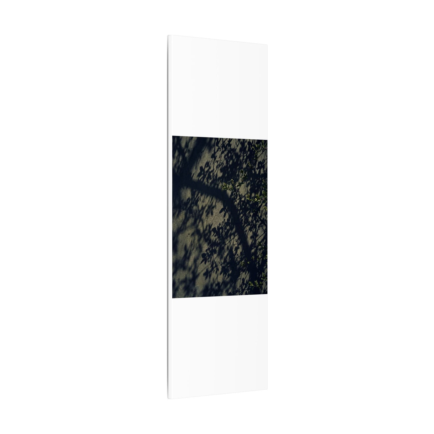 Atmospheric Shadow Play Canvas Art - Moody Minimal Dark Japandi