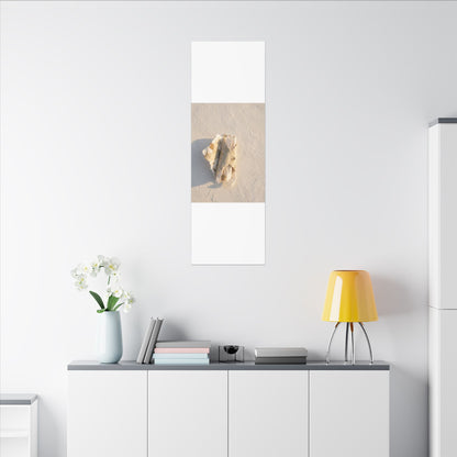 Paper Fold Canvas Art | Winter Japandi Texture Art