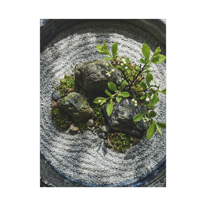 Zen Ceramic Bowl in Dappled | Karesansui Canvas Art
