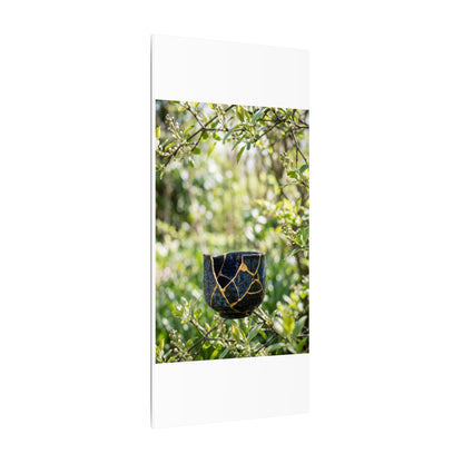 Kintsugi Broken Pottery in Dappled | Broken Beauty Canvas Art