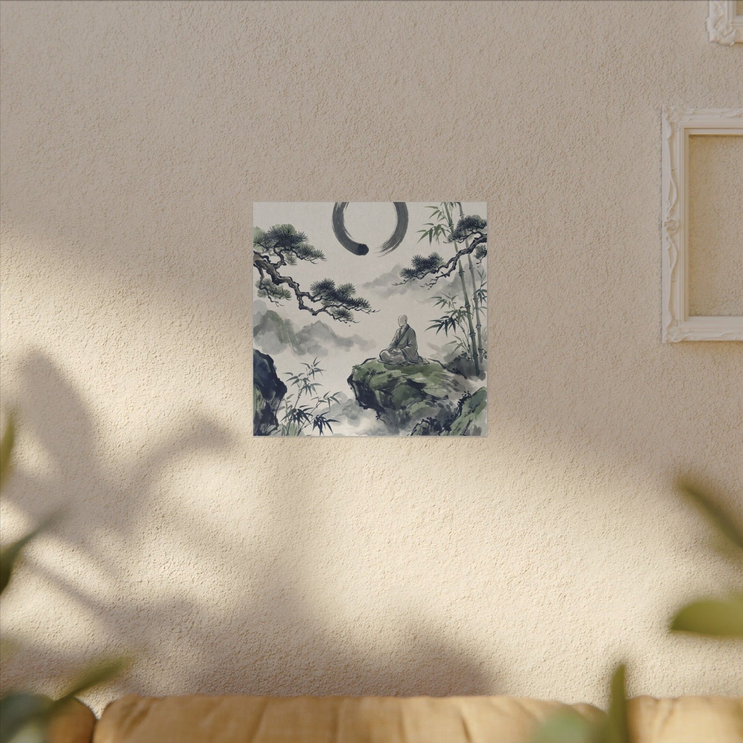Zen Sumi-e Canvas Art