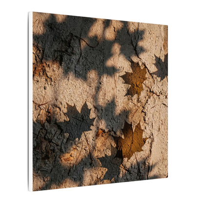 Cozy Shadow Play Canvas Art - Texture Japandi