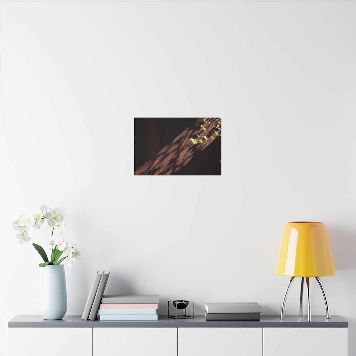 Rust Patina Moody Minimal Canvas Art | Sophisticated Dark Japandi Art