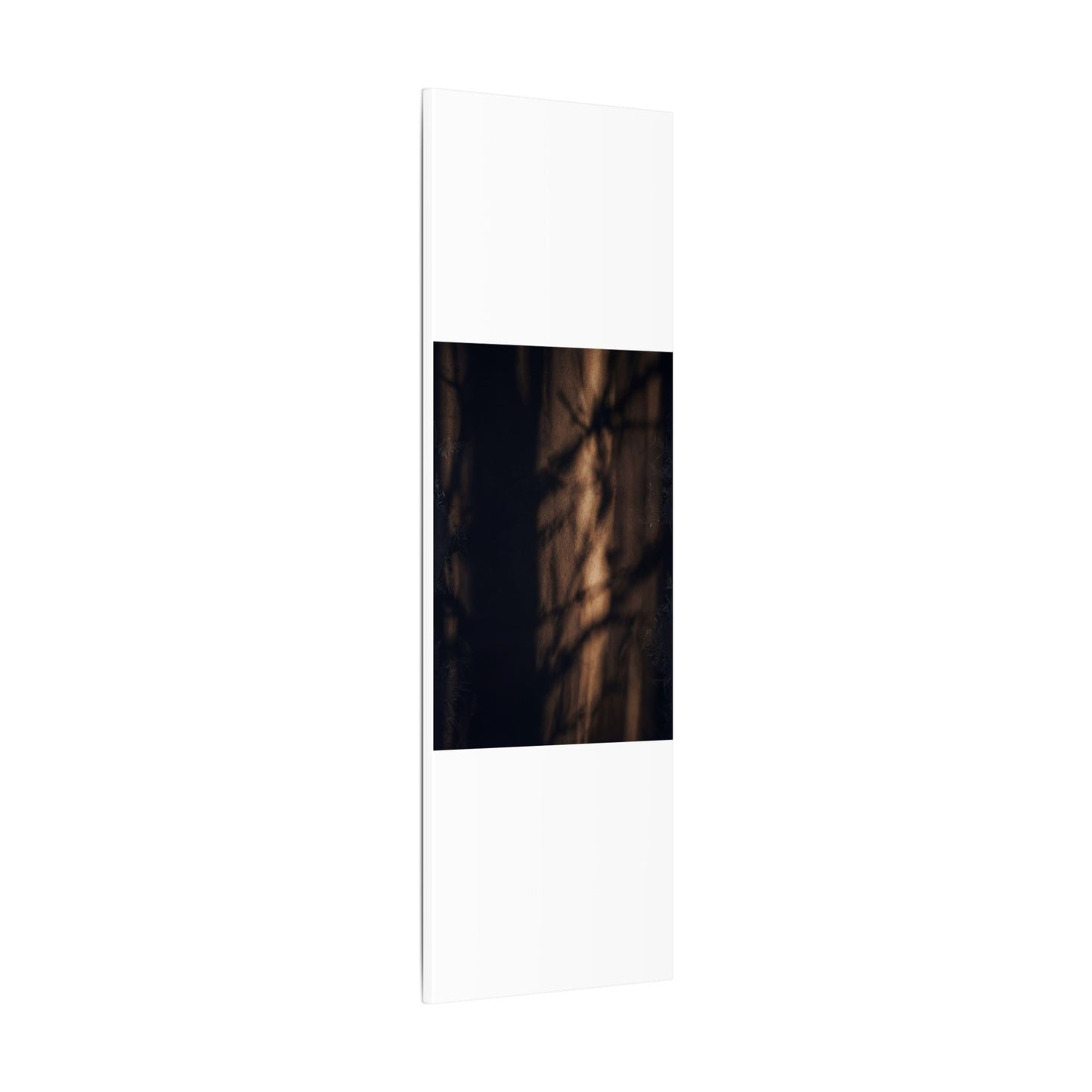 Winter Shadow Play Moody Minimal Canvas Art | Luxurious Decor