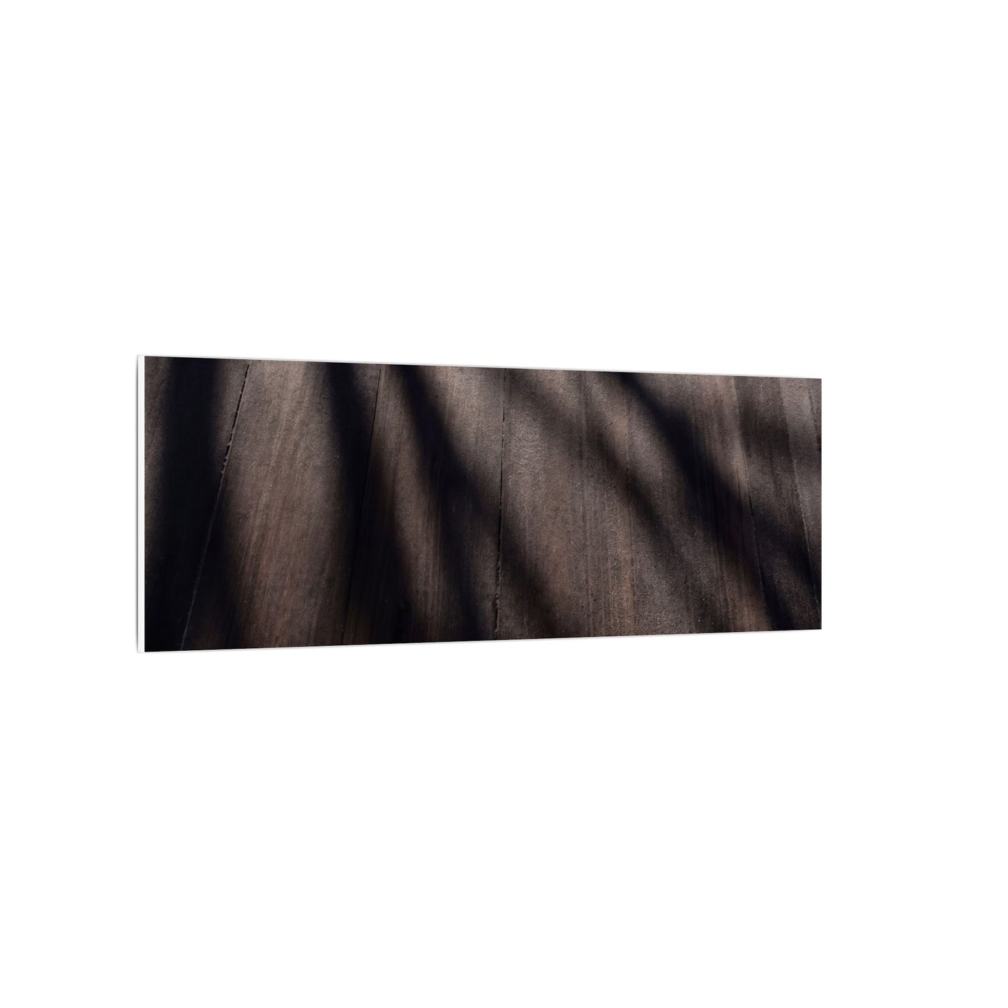 Dark Japandi Shadow Play in Dawn | Moody Minimal Canvas Art