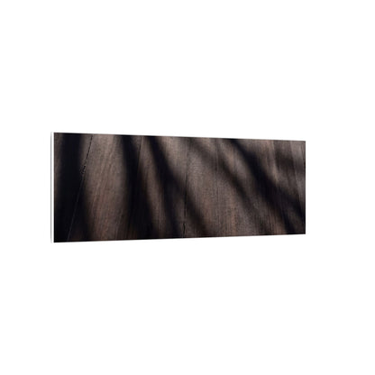 Dark Japandi Shadow Play in Dawn | Moody Minimal Canvas Art