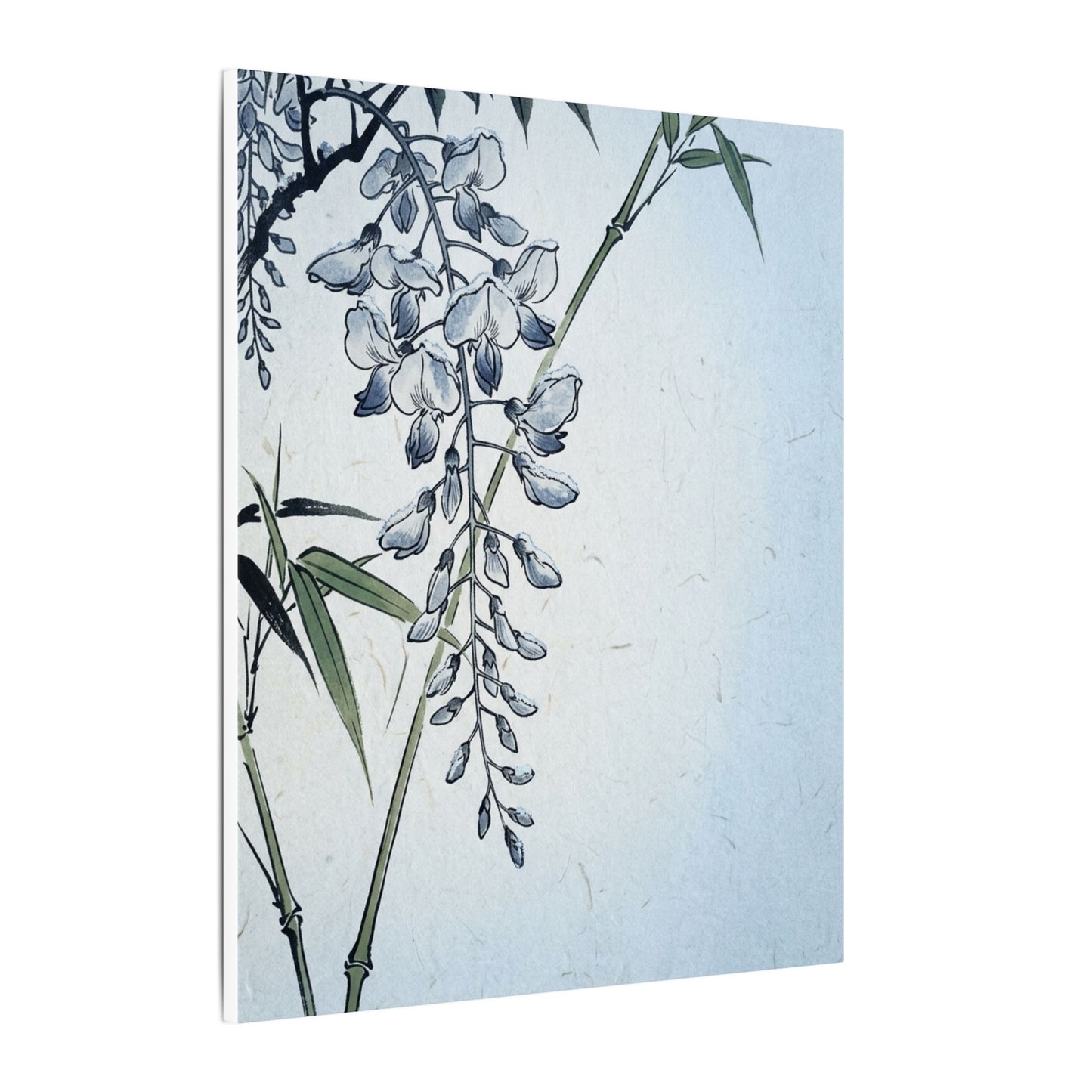 Zen Wisteria in Moonlight | Ukiyo E Inspired Canvas Art