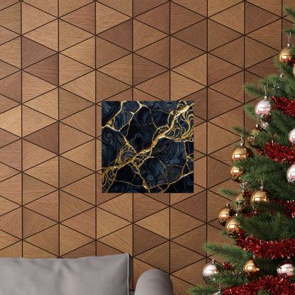 Kintsugi Gold Vein Wall Art Print
