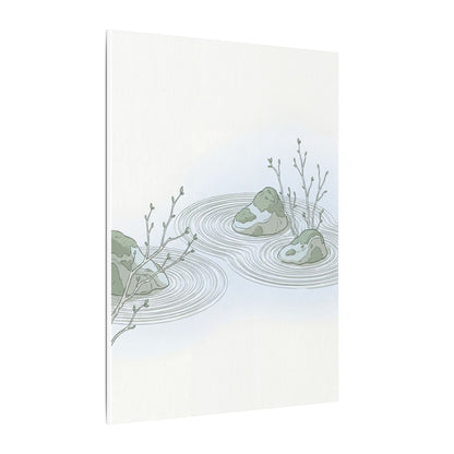 Moonlight Rock Garden Canvas Art - Japandi Ma