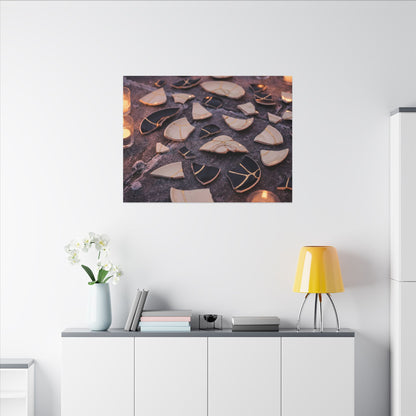 Winter Broken Pottery Broken Beauty Canvas Art | Beautiful Decor