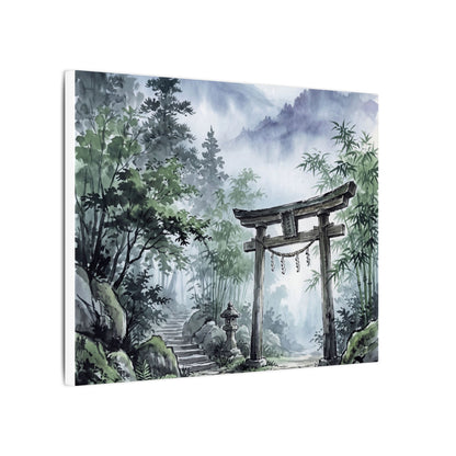 Moonlight Torii Gate Canvas Art - Zen Fukinsei