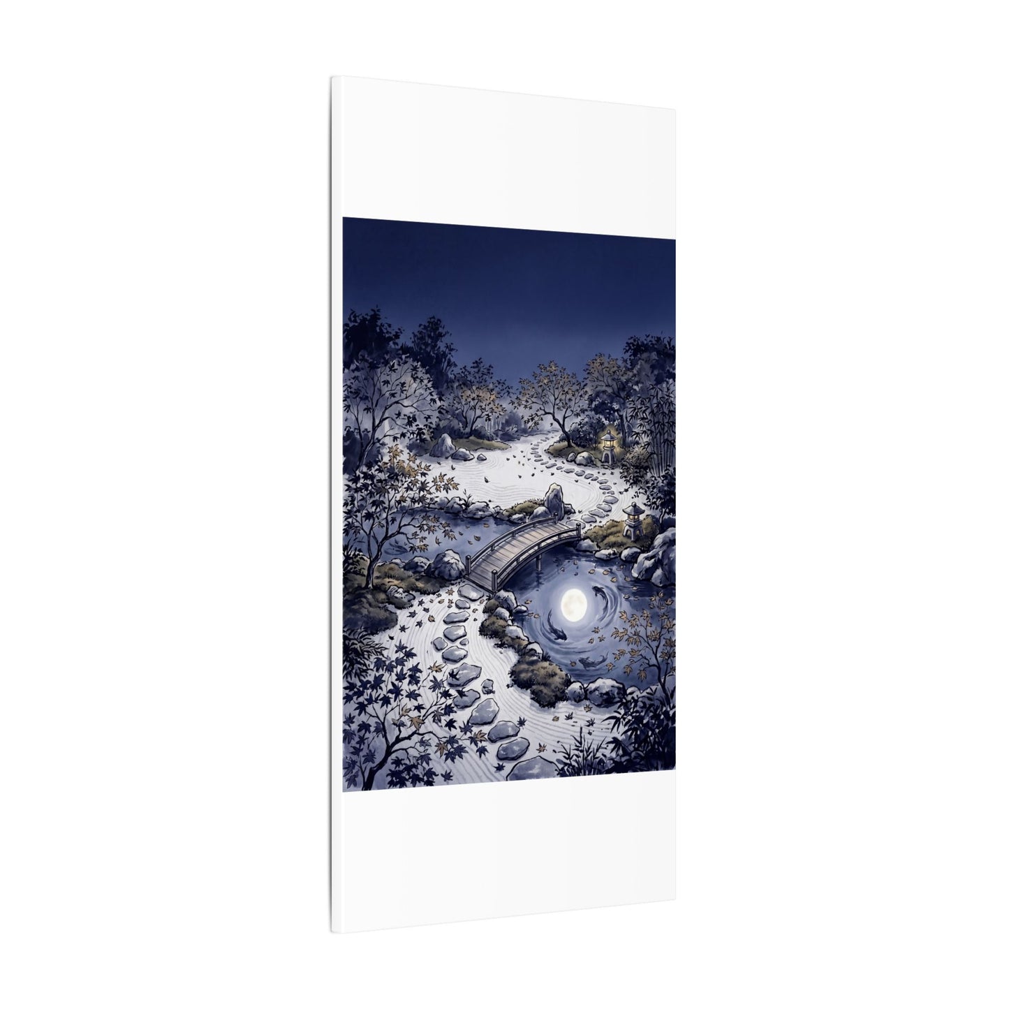 Torii Gate Enso Canvas Art | Contemplative Zen Art