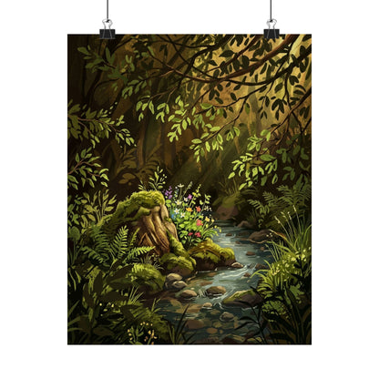 Spring Silk Drape Shadow Zen Wall Art Print | Luxurious Decor Art Print