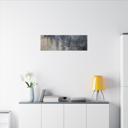 Winter Wisteria Texture Canvas Art | Elegant Decor