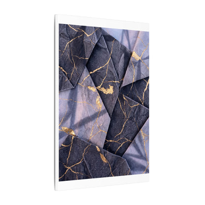Seijaku Paper Fold Canvas Art - Kintsugi Gold Vein