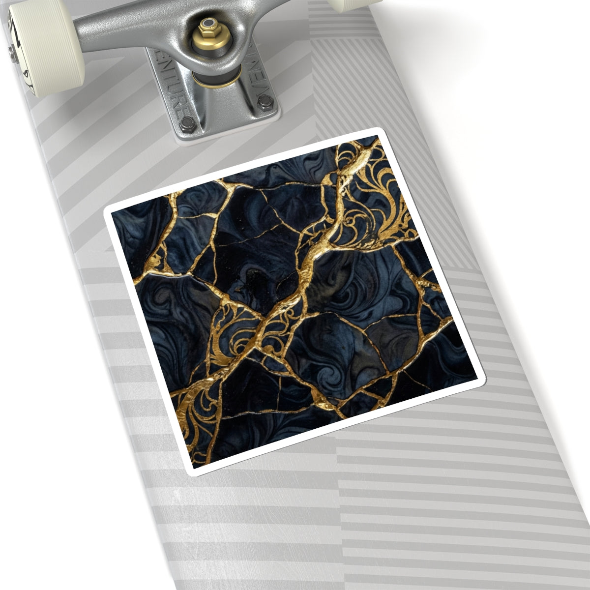 Kintsugi Gold Vein Sticker Art Print