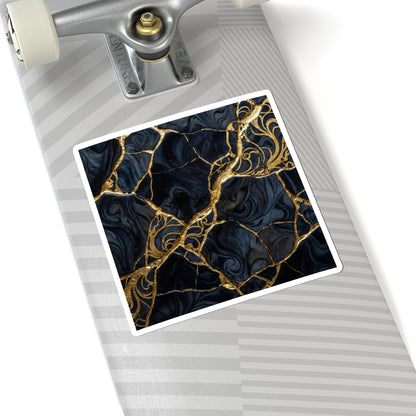 Kintsugi Gold Vein Sticker Art Print