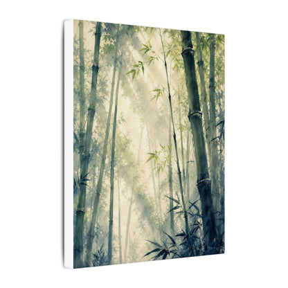 Bamboo Grove Spring Canvas Art | Zen Serene Design