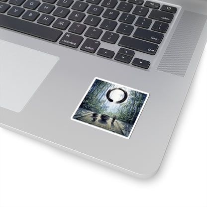 Tea Ceremony Sticker | Summer Zen Enso Art